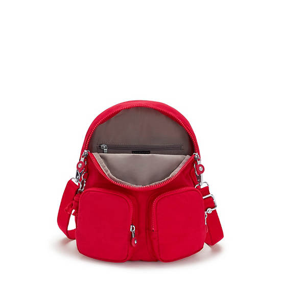 Kipling Firefly Up Convertible Rugzak Rood | NL 1638BE